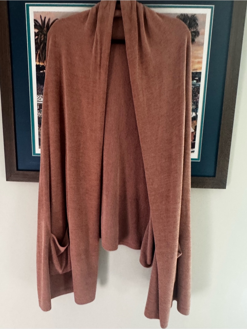 Barefoot Dreams Women’s Rust Brown Knit Skirt